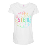 Stem Science Technology Engineering Math Teacher Gift T Shirt Maternity Scoop Neck T-shirt | Artistshot