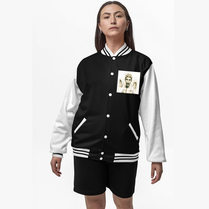 Don't Blink Bomber Jacket by putrimeheng | Artistshot