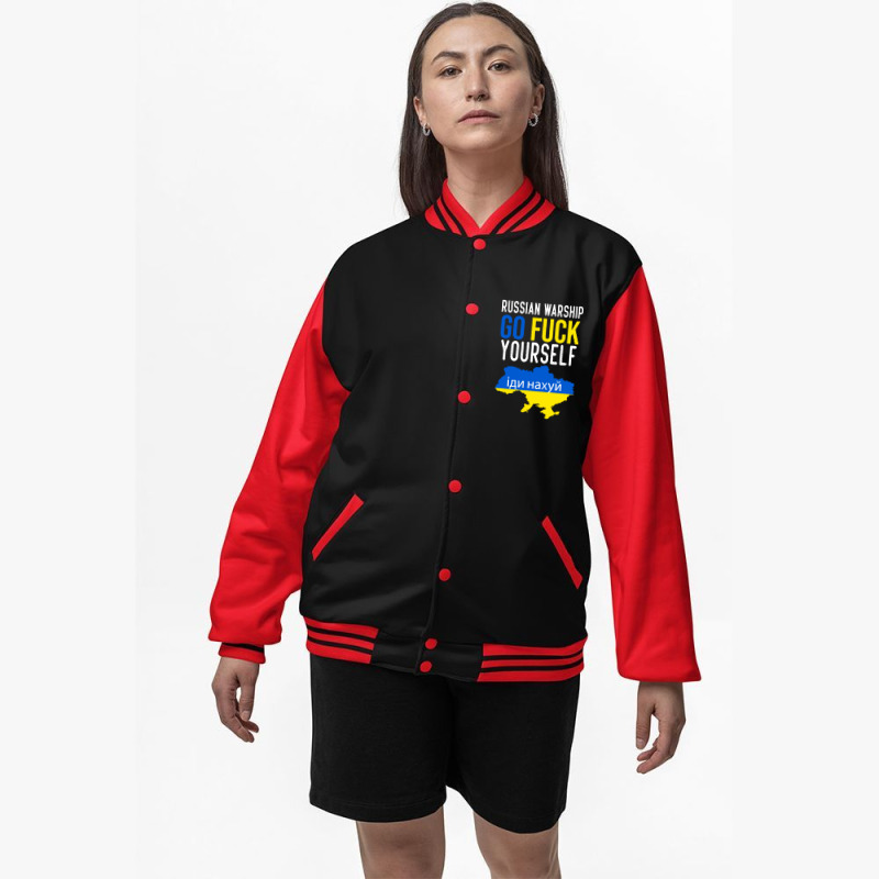 Russian Warship Go Fuck Yourself Bomber Jacket | Artistshot