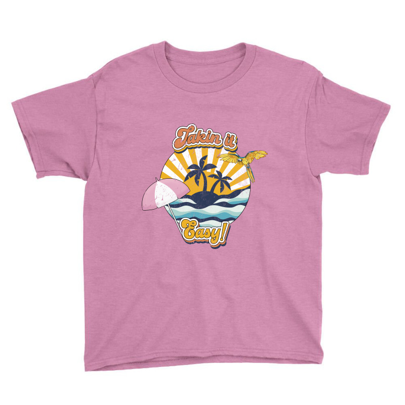 Takin It Easy - Summer Vacation Youth Tee by Inspired Images | Artistshot