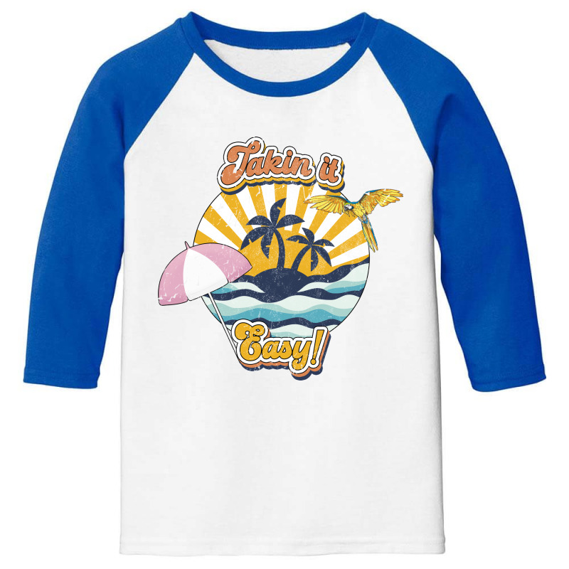 Takin It Easy - Summer Vacation Youth 3/4 Sleeve by Inspired Images | Artistshot