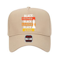 Black Father Black Leader Black King T  Shirt Black Father Black Leade Adjustable Baseball Cap | Artistshot