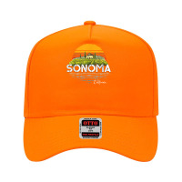 Vintage Sonoma Valley Winery California Souvenir T Shirt Adjustable Baseball Cap | Artistshot