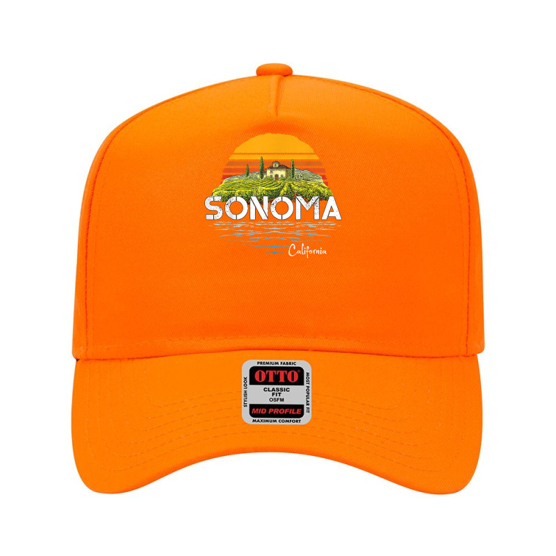 Vintage Sonoma Valley Winery California Souvenir T Shirt Adjustable Baseball Cap by maionexzweddel1i | Artistshot