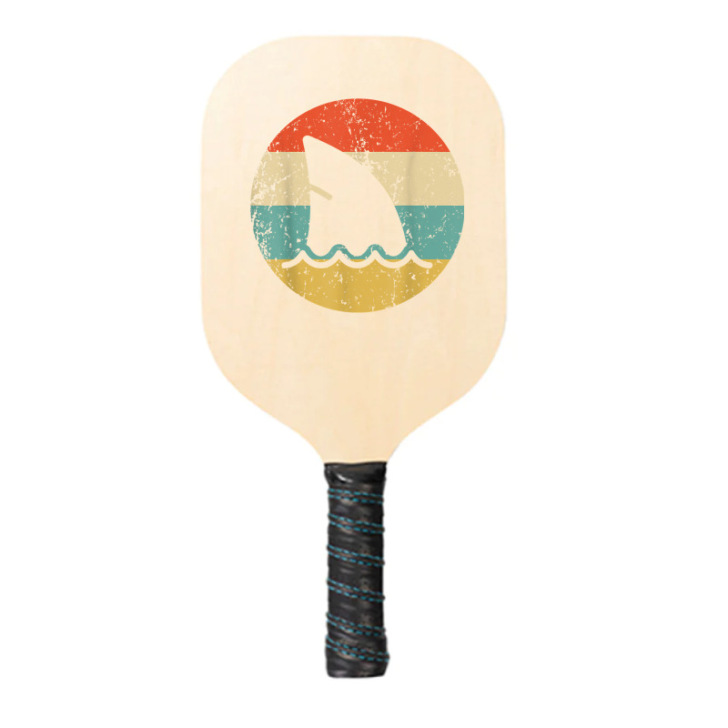 Shark Fin Retro Style Shark T Shirt Pickleball Paddle | Artistshot