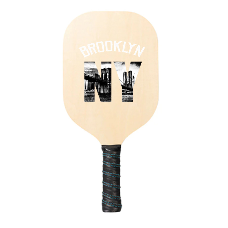 Brooklyn New York Skyline Hoodie Brooklyn Sweatshirt Pickleball Paddle | Artistshot