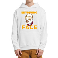 Parachuter This Is My Skydiving Face Skydiver T Shirt Urban Pullover Hoodie | Artistshot