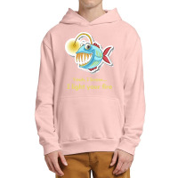 Anglerfish Light Darkness T  Shirt Anglerfish   Yeah, I Know... I Ligh Urban Pullover Hoodie | Artistshot