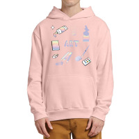 Pastel Rainbow Art School Subject Pack Urban Pullover Hoodie | Artistshot