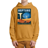 Retro Neptune Gaze At The Geysers On Triton Space Tourism T Shirt Urban Pullover Hoodie | Artistshot