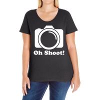 Oh Shoot Camera Ladies Curvy T-shirt | Artistshot