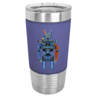 Chappie Flat Fanart Leatherette Tumbler | Artistshot