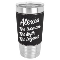 Alexis The Woman Myth Legend Personalized Name Birthday T Shirt Leatherette Tumbler | Artistshot