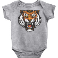 Angry Tiger Baby Bodysuit | Artistshot