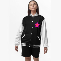 Lightning Star Red Star Orange Star Yellow Star Peach Star Teal Star Bomber Jacket | Artistshot