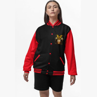 Samurai Giraffe Warrior Samurai Lovers Bomber Jacket | Artistshot