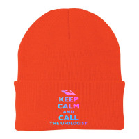 Keep Calm And Call The Ufologist Beanie | Artistshot