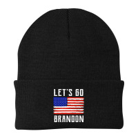 Let's Go Brandon Shirt Conservative American Flag Beanie | Artistshot