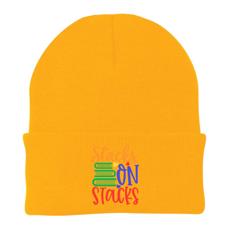 Books Stacks On Stacks Beanie by margon | Artistshot