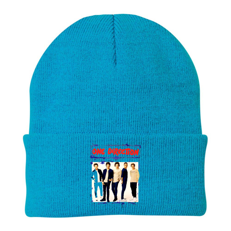 Spray Paint Blue 1 Direction Beanie | Artistshot