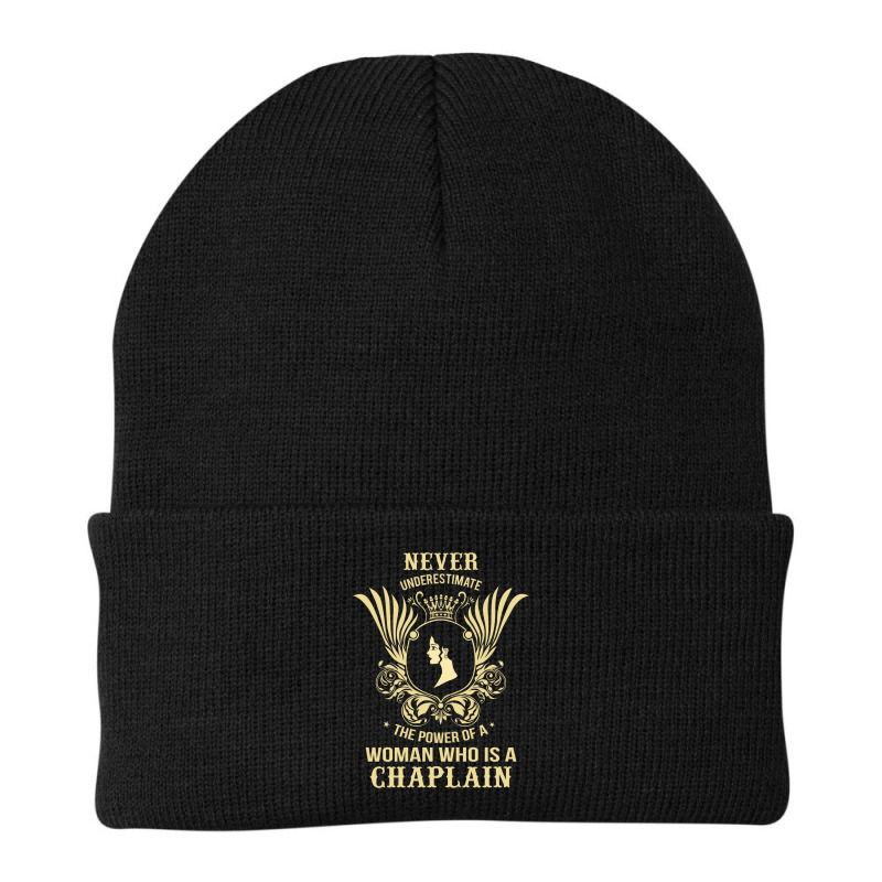 Never Underestimate The Chaplain Beanie by thanchashop | Artistshot