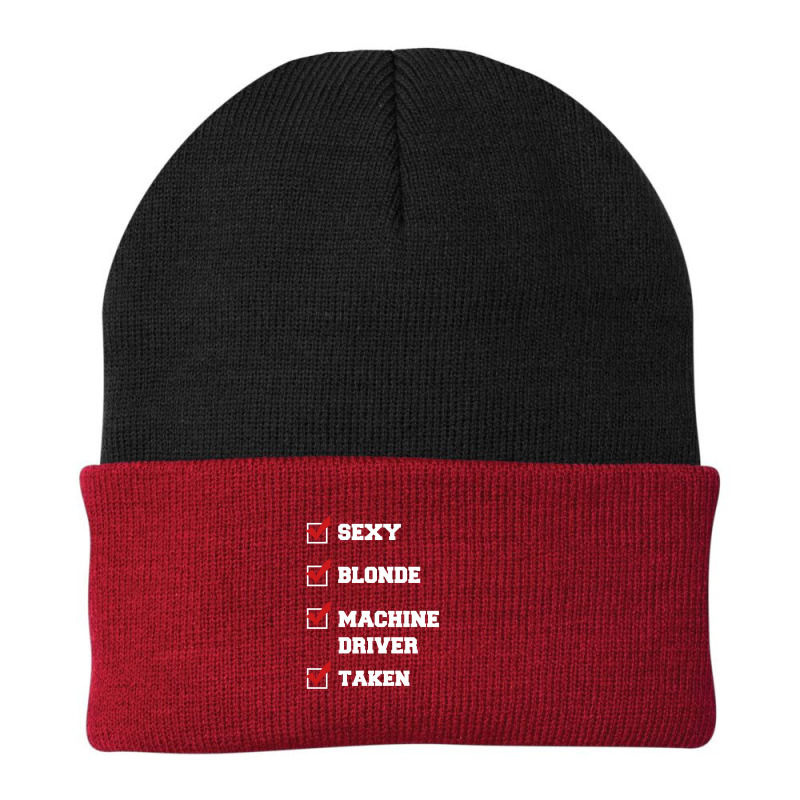 Sexy, Blonde, Machine Driver, Taken Beanie by thanchashop | Artistshot