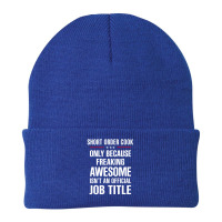 Gift For Freaking Awesome Short Order Cook Beanie | Artistshot