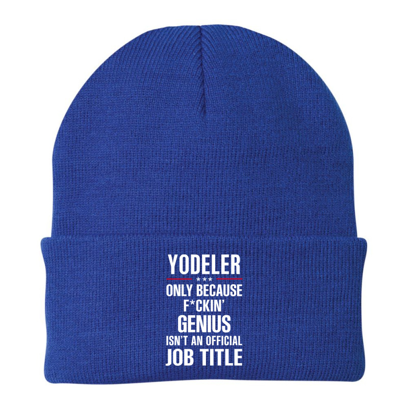 Gift For F Ckin' Genius Yodeler Beanie | Artistshot