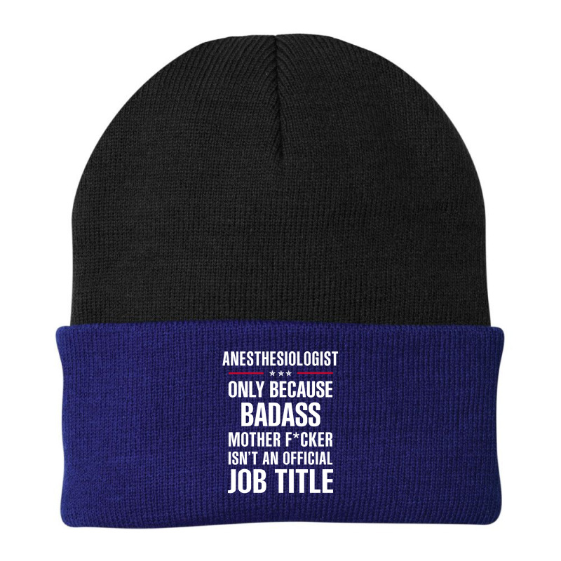 Gift For Badass Anesthesiologist Beanie | Artistshot