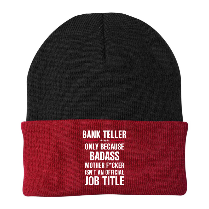 Gift For Badass Bank Teller Beanie by thanchashop | Artistshot