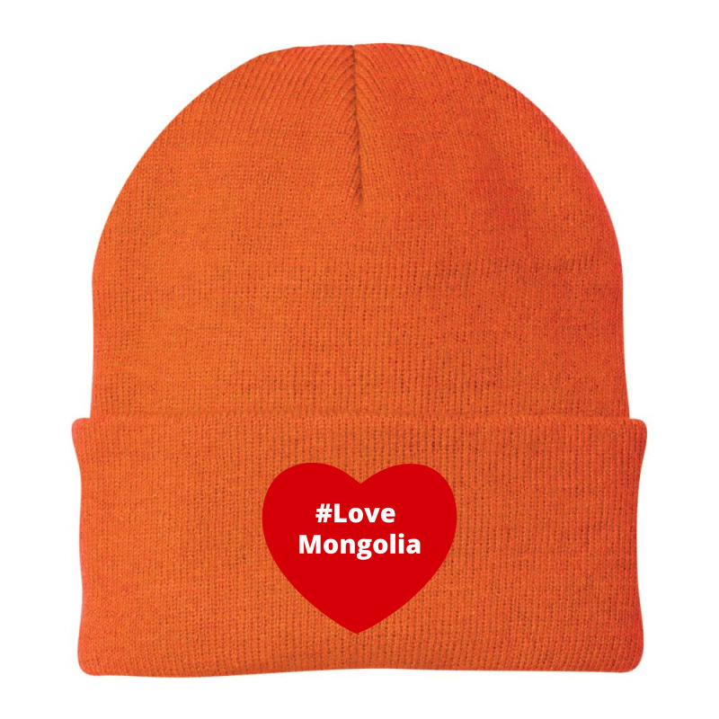 Love Mongolia, Hashtag Heart, Love Mongolia Beanie by chillinxs | Artistshot