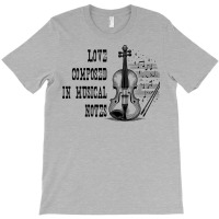 Love Composed In Musical Notes T-shirt | Artistshot