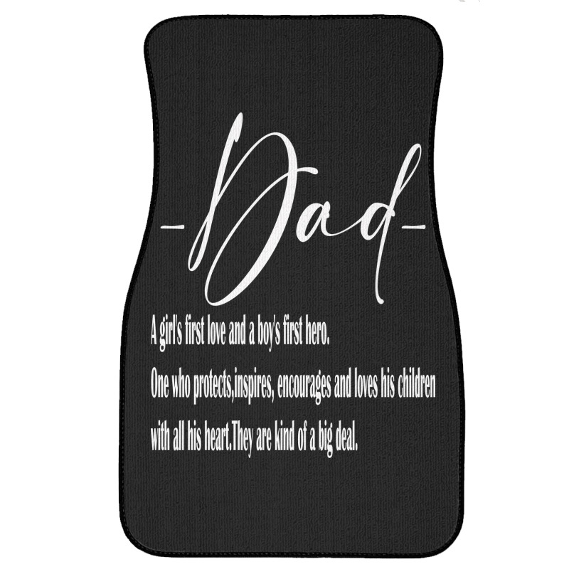 Dad,fathers Day White Front Car Mat | Artistshot