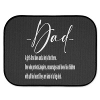 Dad,fathers Day White Rear Car Mat | Artistshot