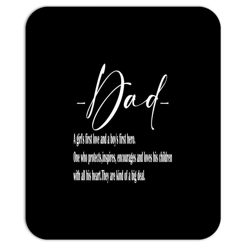 Dad,fathers Day White Mousepad | Artistshot