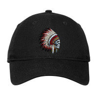 Side Skull Native America Adjustable Cap | Artistshot