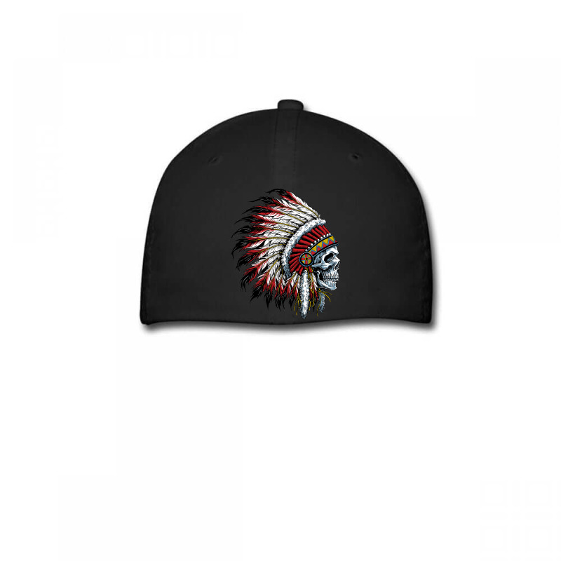 Side Skull Native America Baseball Cap by Heri Iye | Artistshot