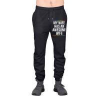 My Wife Has An Awesome Wife Lesbian Wedding Lgbt Urban Sweatpant | Artistshot