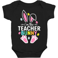 Easter Teacher Bunny Ears Teacher Life Easter Day Baby Bodysuit | Artistshot