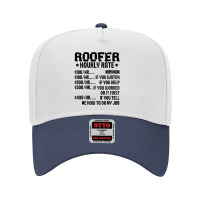 Mens Roofer Hourly Rate Roofing Ninja Roof Whisperer Job Adjustable Baseball Cap | Artistshot