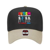 Autism Is Not A Disability It's A Different Ability Adjustable Baseball Cap | Artistshot