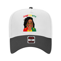 Loc'd Hair Black Woman Remebering My Ancestors Juneteenth Adjustable Baseball Cap | Artistshot