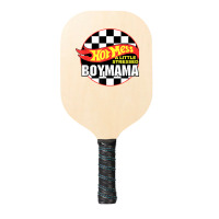 Gift For Boy Mama Hot Mess A Little Stressed Boy Mama T Shirt Pickleball Paddle | Artistshot