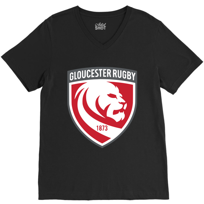 Gloucester Rugby V-Neck Tee by hary shop | Artistshot