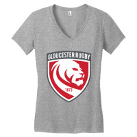 Gloucester Rugby Women's V-neck T-shirt | Artistshot