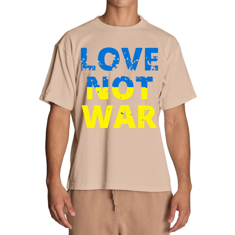 Love Not War Urban Heavy T-shirt | Artistshot