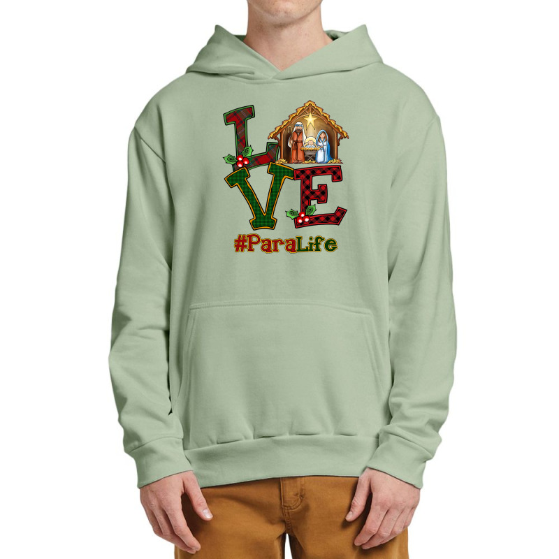 Paraprofessional Love Jesus Christmas Xmas Christian Noel T Shirt Urban Pullover Hoodie by Michael_Wineinger | Artistshot