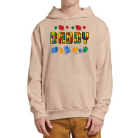 Daddy Brick Builder Funny Blocks Master Builder Dad Urban Pullover Hoodie | Artistshot