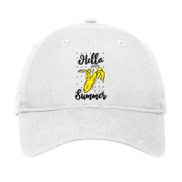 Hello Summer Banana Adjustable Cap | Artistshot