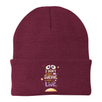 I Want To Live Lettering Beanie | Artistshot